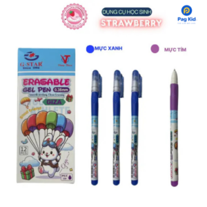 BÚT GEL XÓA ĐƯỢC GIZA ĐẦU BI SIÊU MẢNH 0.38MM (HỘP 12 CÂY)