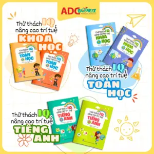 COMBO 6 CUỐN THỬ THÁCH IQ – GIÚP BÉ HỌC MÀ CHƠI, CHƠI MÀ HỌC!