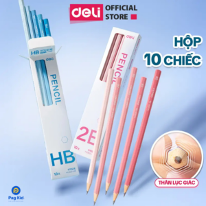 2 Hộp 20 bút chì gỗ 2B Deli Gradient
