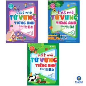 Sách Combo Lật mở từ vựng Tiếng Anh đầu tiên cho bé (3 Cuốn) - Sách tương tác