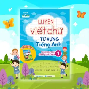 bộ sách Luyện viết chữ & Từ vựng Tiếng Anh