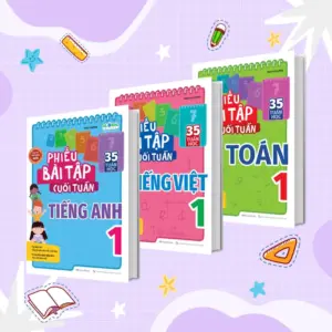 BỘ PHIẾU BÀI TẬP CUỐI TUẦN LỚP 1