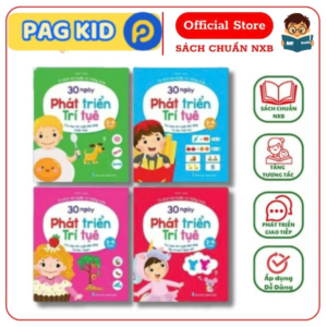 BC75 - Combo 4 Sách 30 Ngày Phát Triển Trí Tuệ