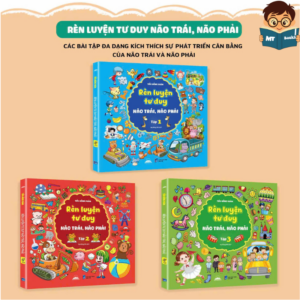 BC74 - Combo 3 Sách Rèn Luyện Tư Duy Não Trái Não Phải