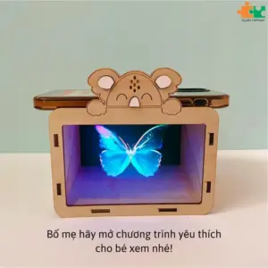 Hộp chiếu phim hologram 3d đồ chơi cho bé