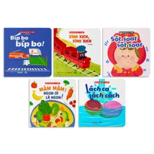 combo 5 cuốn sách ehon 0-3 tuổi phát triển tư duy cho bé