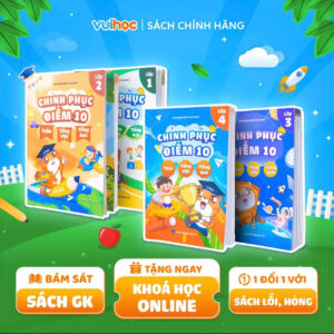 HT5 - Chinh Phục Điểm 10 – Bộ Sách Học Toàn Diện Cho Bé 1–4