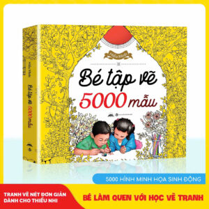 HT14-Sách Bé Tập Vẽ 5000 Mẫu